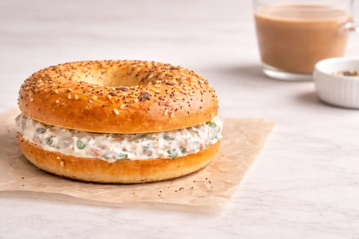 BAGELS WITH TOPPINGS